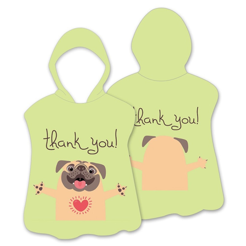 Hood Cape Bath towel Bathrobe Poncho, 60x60cm - Dog