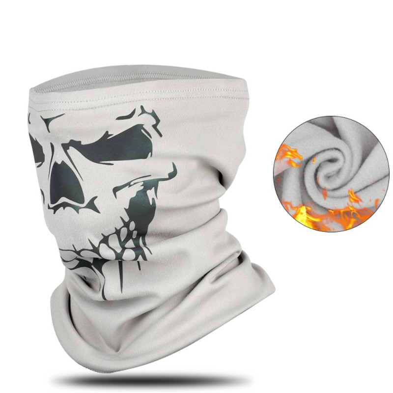 Bandana Mask Face Mask Neck Warmer Windproof Balaclava - Grey