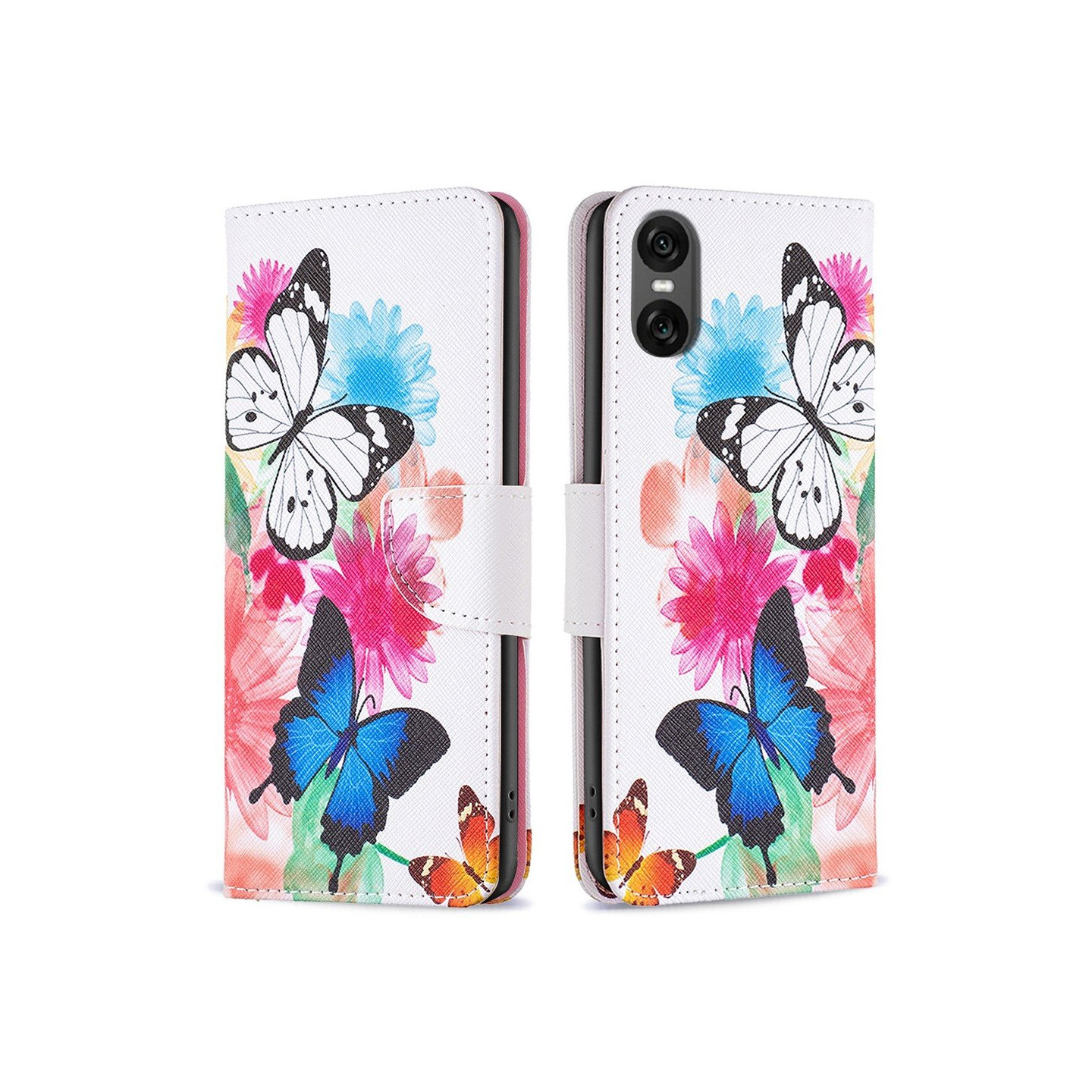 Til Sony Xperia 10 VI tegnebogstativetui mønstertelefoncover