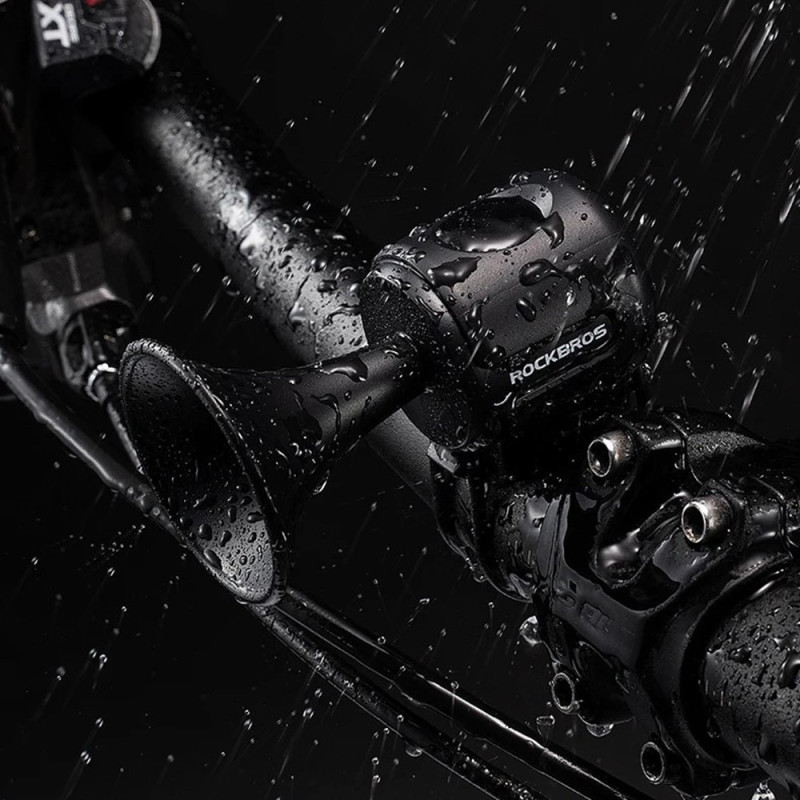 Electric Bike Bell Bell High Decibel Cykelstyr - Sort