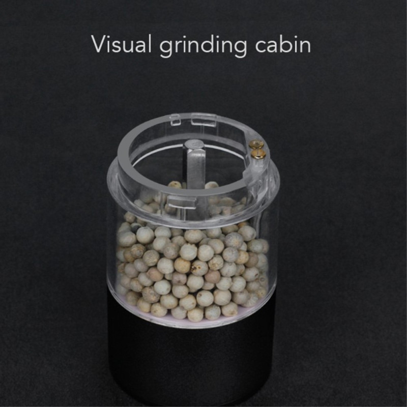 Salt Pepper Spice grinder Battery powered with LED light