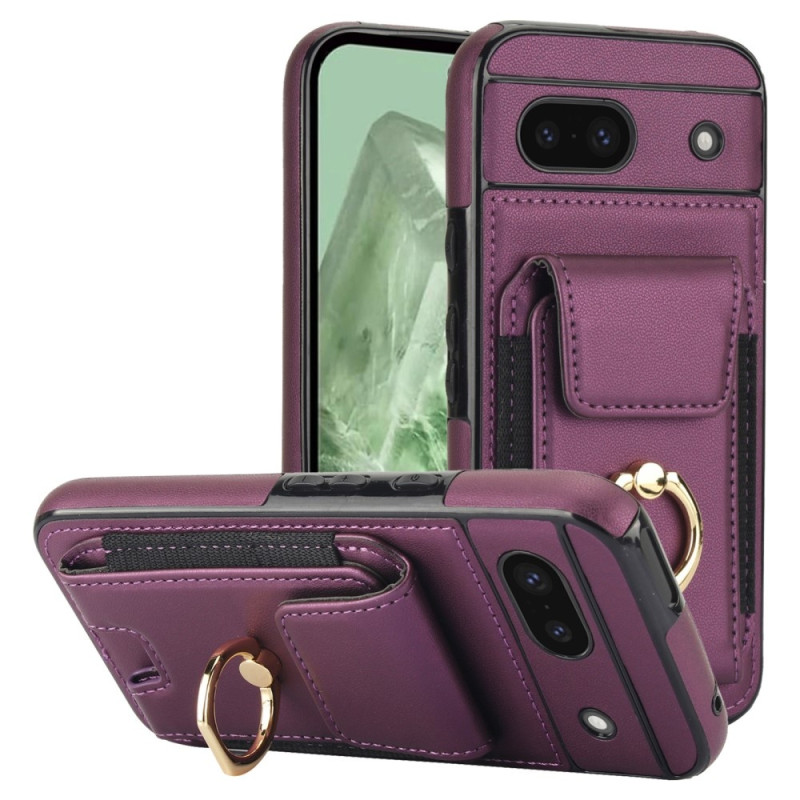 For Google Pixel 8a Kickstand Case Phone Cover with Card Slots