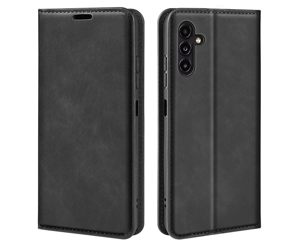 För Samsung Galaxy A14 5G / 4G Plånboksfodral  - Svart