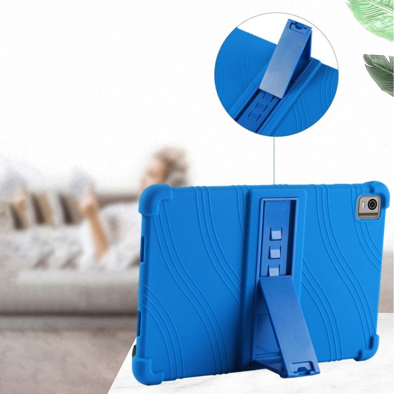 Nokia T21 Pehmeä Silikoni Suojaava Tablettikotelo - Musta