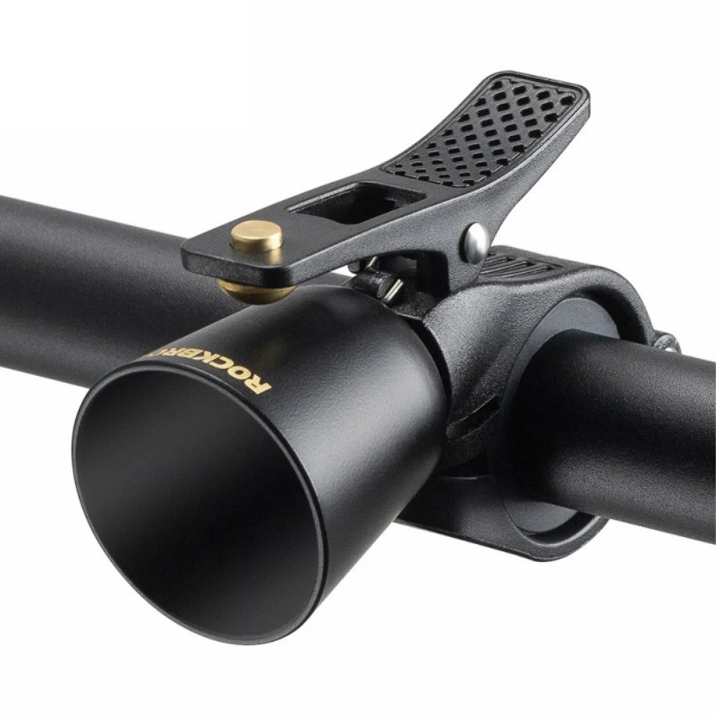 ROCKBROS Copper Alloy Bike Bell Bell Bicycle Handlebar - Silver