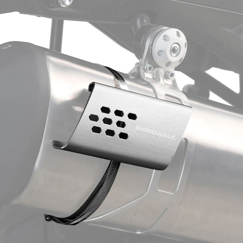 Motorcykel Udstødningsvarmeskjold Aluminium Anti - skoldningsbeskyttelse