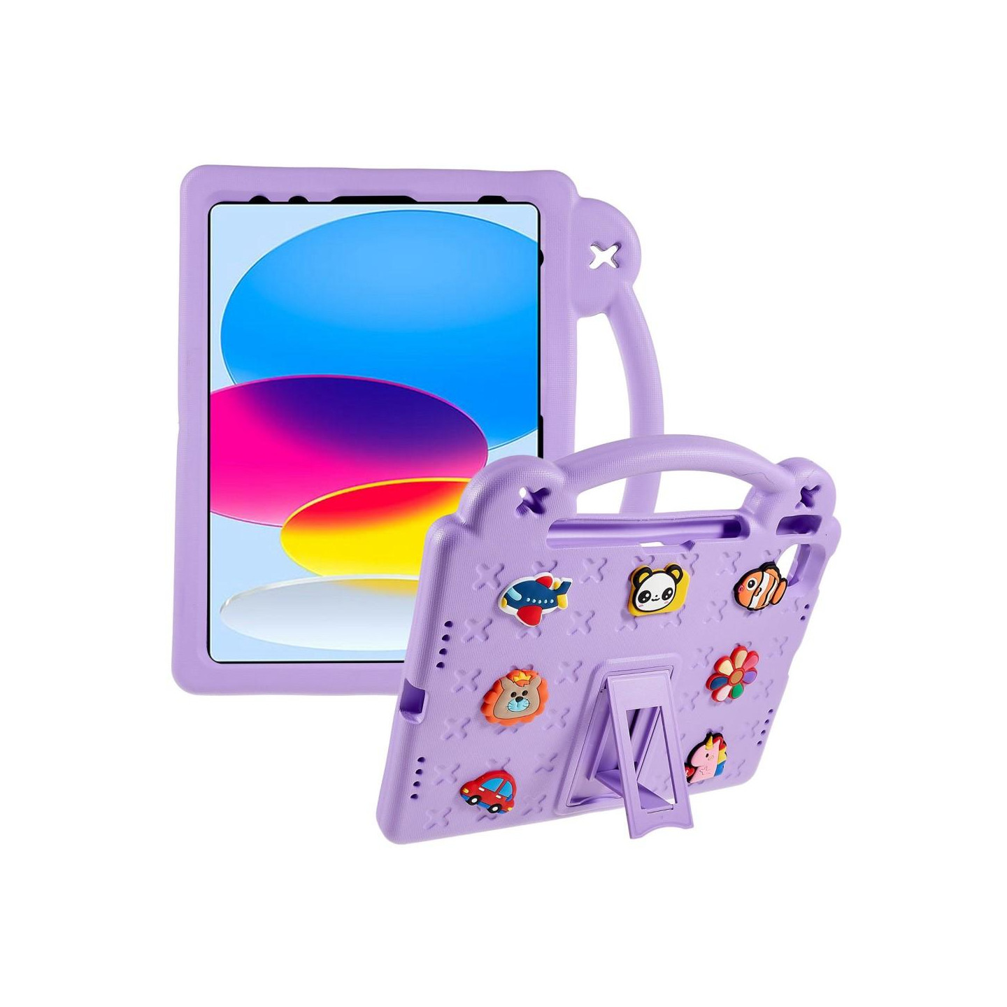 Apple iPad 10.9 2022 Gen 10 EVA Foam Stativdeksel - Lilla