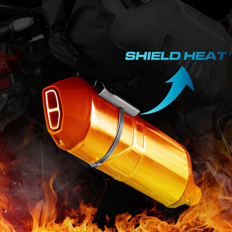 Motorcycle Exhaust Heat Shield Aluminum Anti - scald protection