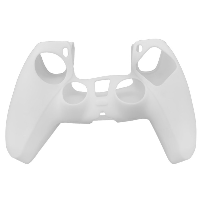 For Sony PlayStation 5 PS5 Silicone Case Anti - Slip Protection - White