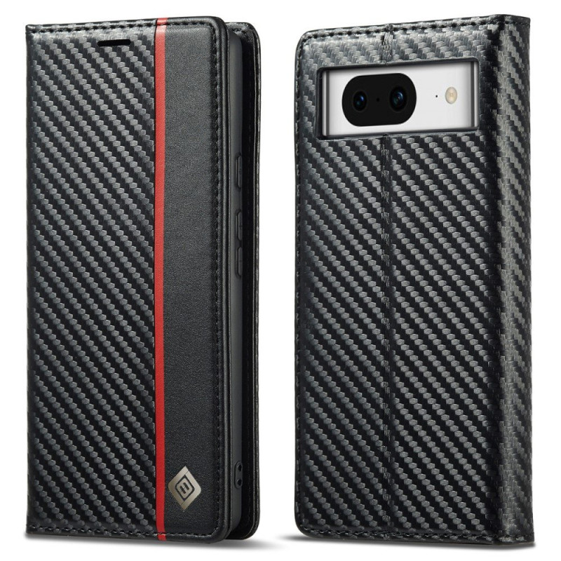 LC.IMEEKE Wallet Case for Pixel 8a - Black