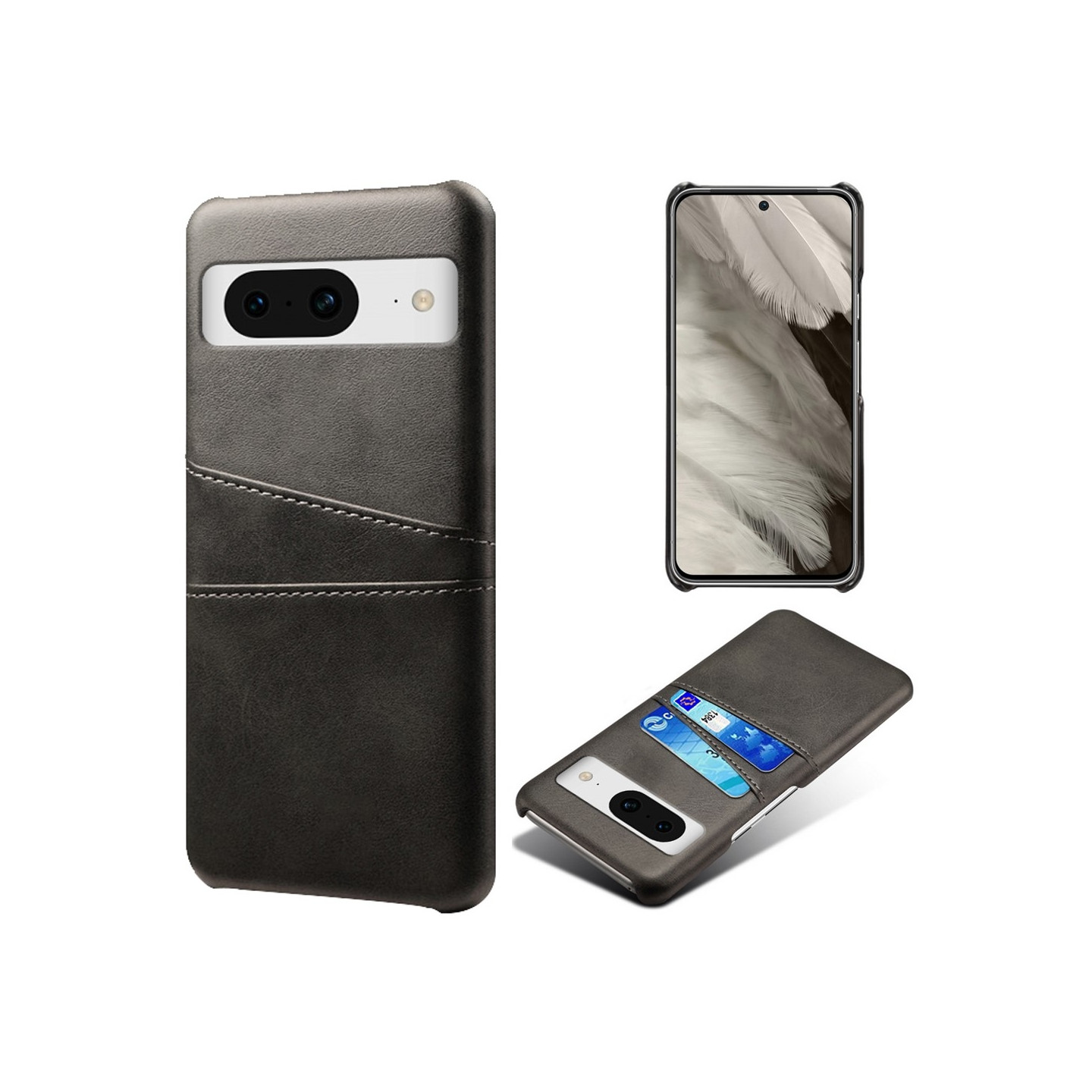 Till Google Pixel 8a KSQ - etui med kortplads