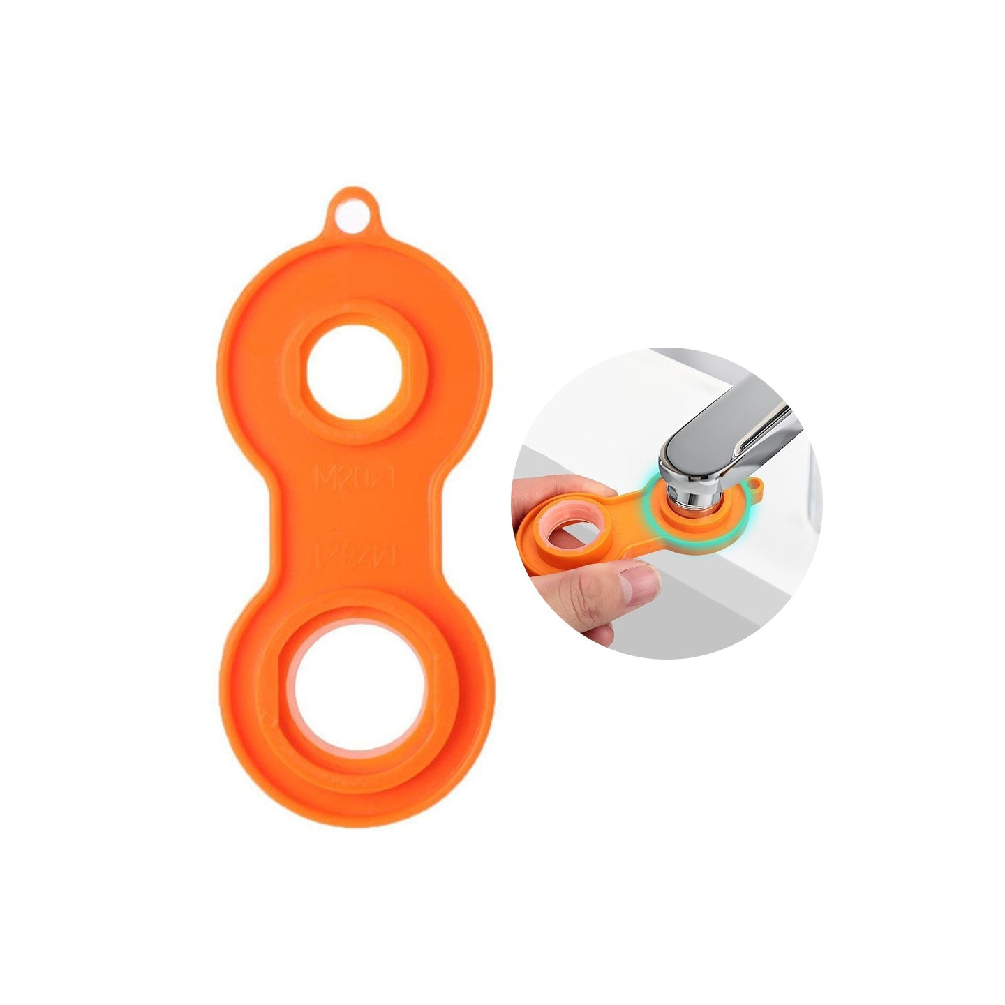 Faucet wrench for 20/22/24/28 mm water faucet nozzle