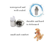 Hund Katt Anti-förlorad Förvaringsrör Taggar Halsband Hänge