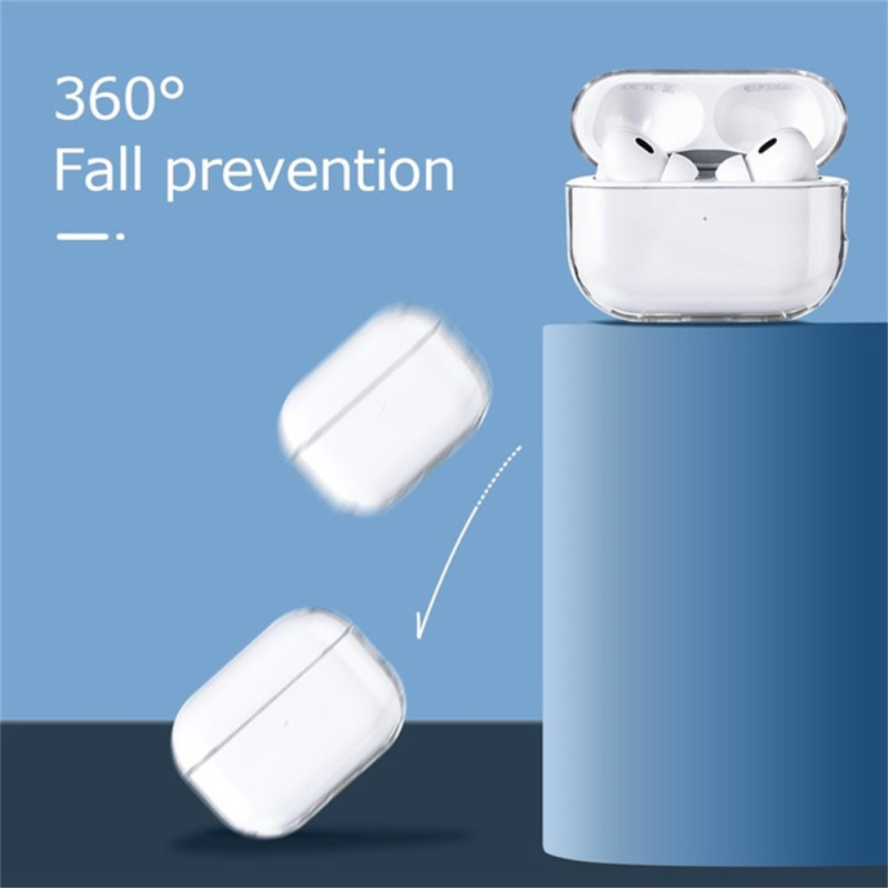 For AirPods 3 - etui Støvtett krystallklart hardt hodetelefonveske