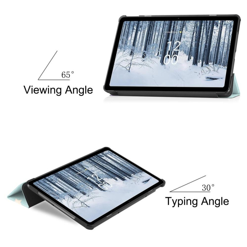 Nokia T21 Trifold Stand Sleep Wake - tabletin suojakotelo - Yksisarvinen