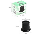 monokulär förstoringsglas Förstoringsglas 15X Lupp Reparation