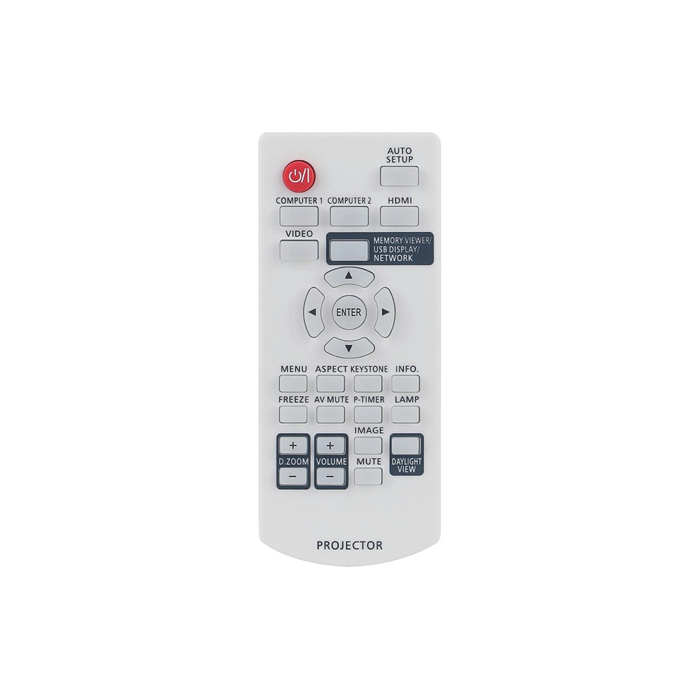 Replacement Remote Control N2QAYA000116 for Panasonic Projector