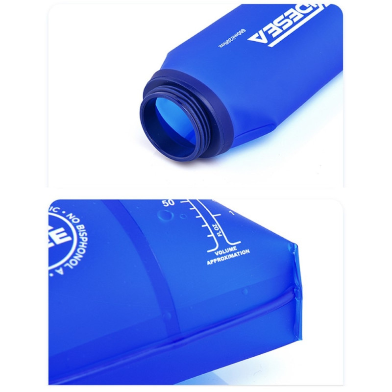 600ML udendørs sport vandflaske Sammenklappelig Vandreløb Løb