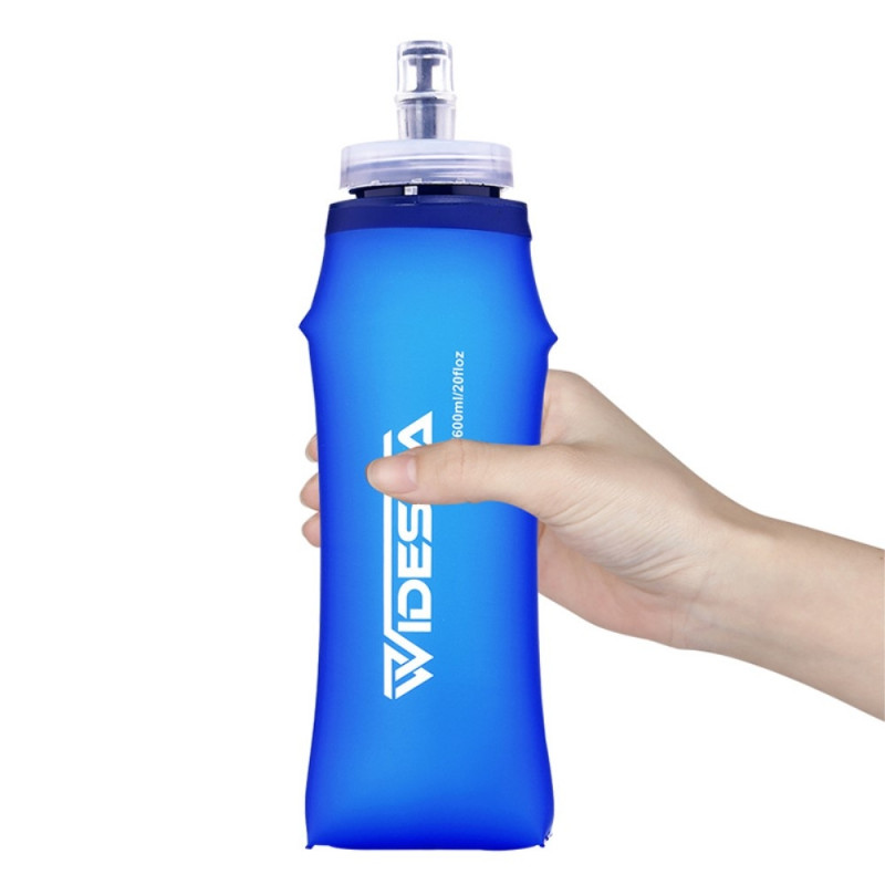600ML Outdoor Sports Water Bottle Collapsible Hiking Running