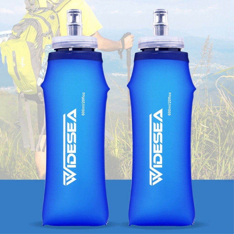 600ML Outdoor Sports Water Bottle Collapsible Hiking Running