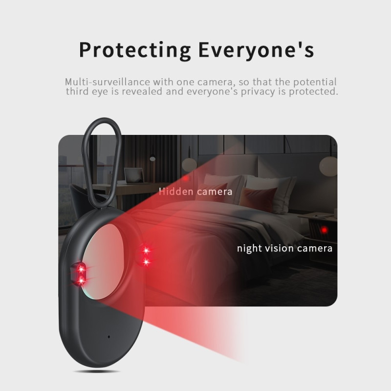 Intelligent infrared invisible camera scanning detector