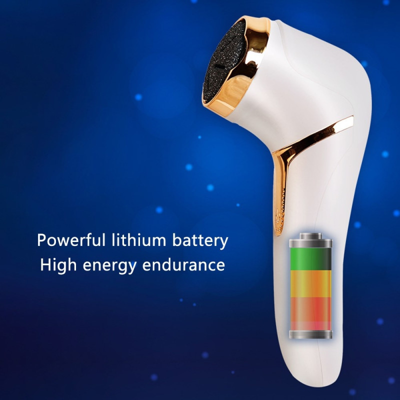 Oppladbar elektrisk fotherder vakuumfotfilskrape