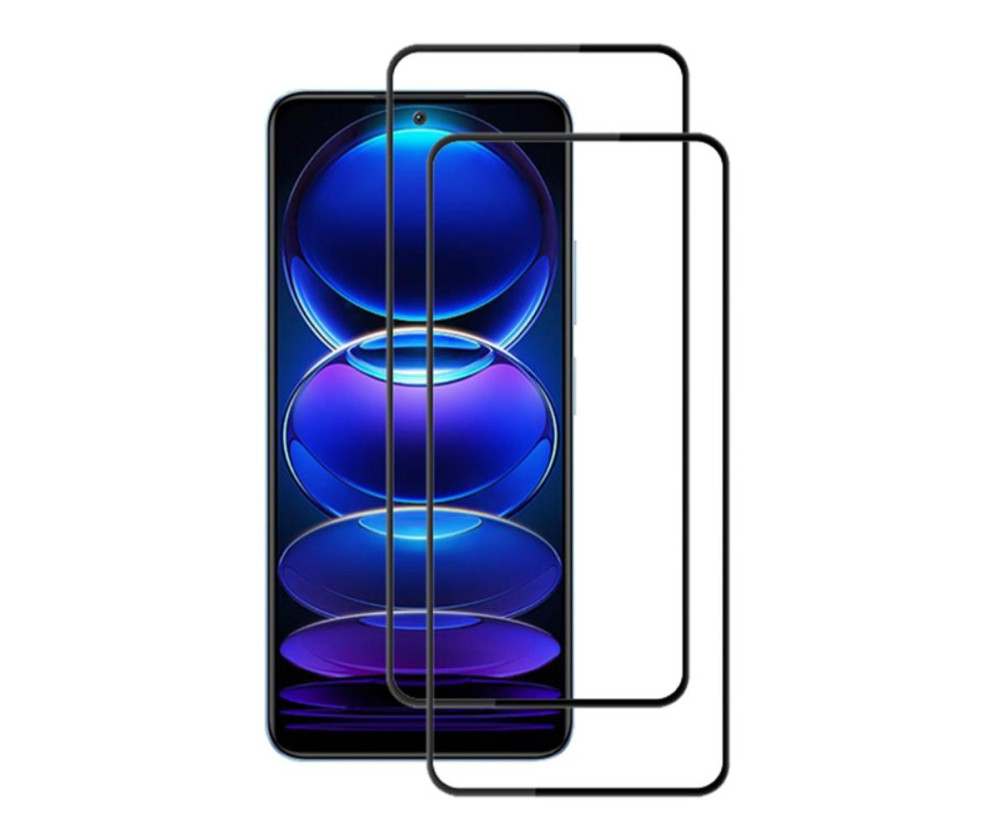 Xiaomi Redmi Note 12 Pro Amorus Heltäckande Härdat Glas 2-pack