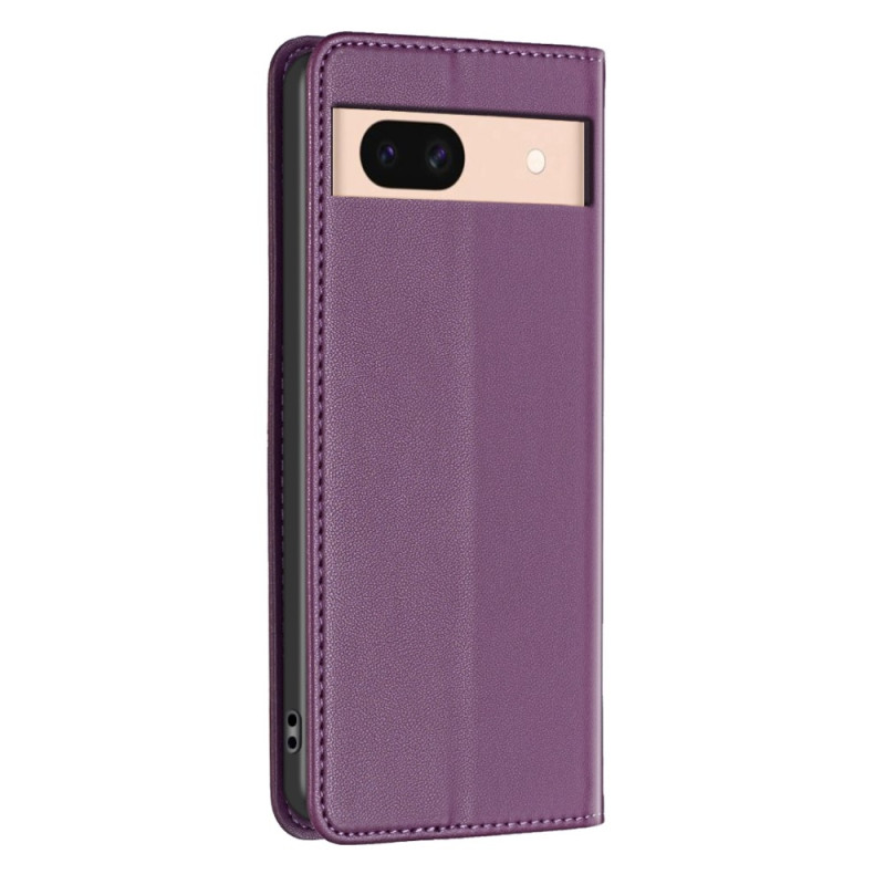 BINFEN COLOR For Google Pixel 8a Case PU Leather Phone Cover