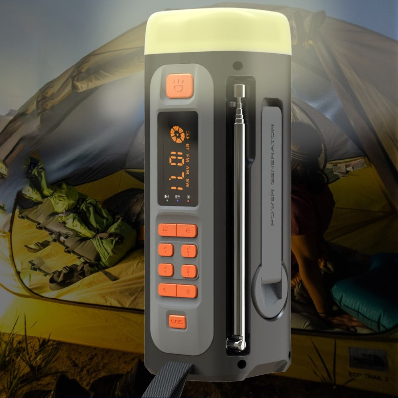 4500mAh nødradio AM/FM/SW Håndsving Radio trådløs højttaler