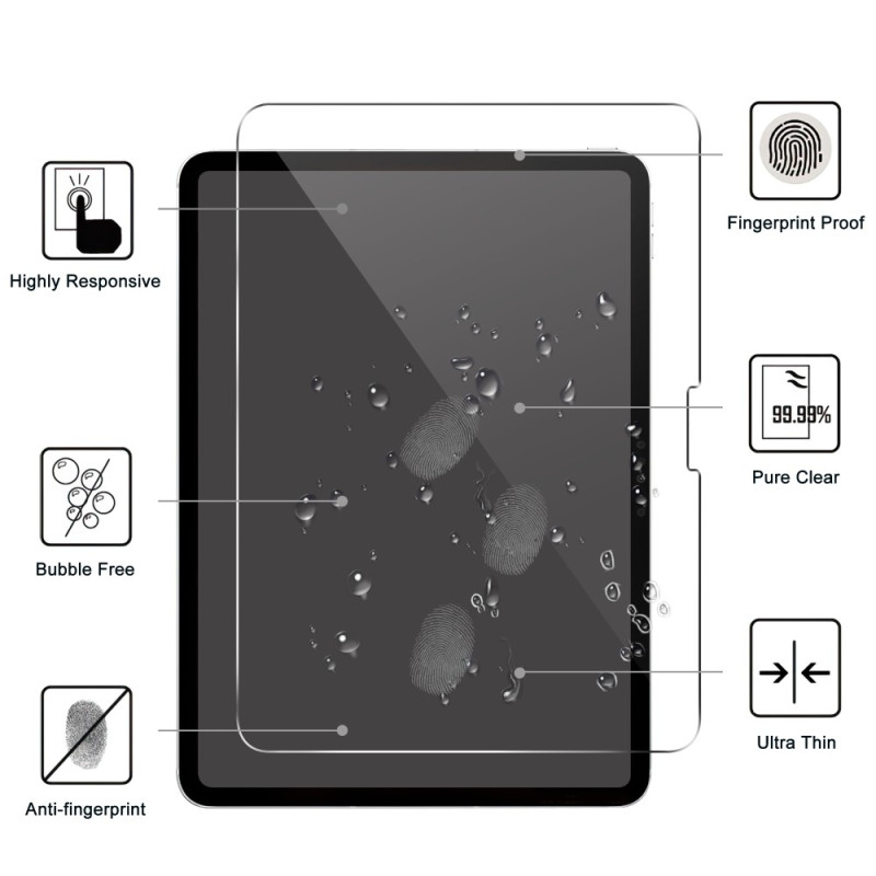 Tempered Glass Screen Film for iPad Pro 11 (2024)