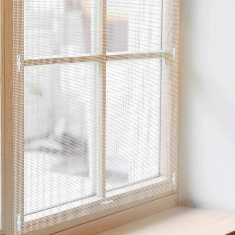 Reiätön Mosquito Window - näytön magneettinen klipsisolki, jossa on patch