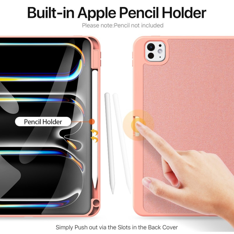 DUX DUCIS Domo iPad Pro 11 (2024) Deksel Trefoldelig - Rosa