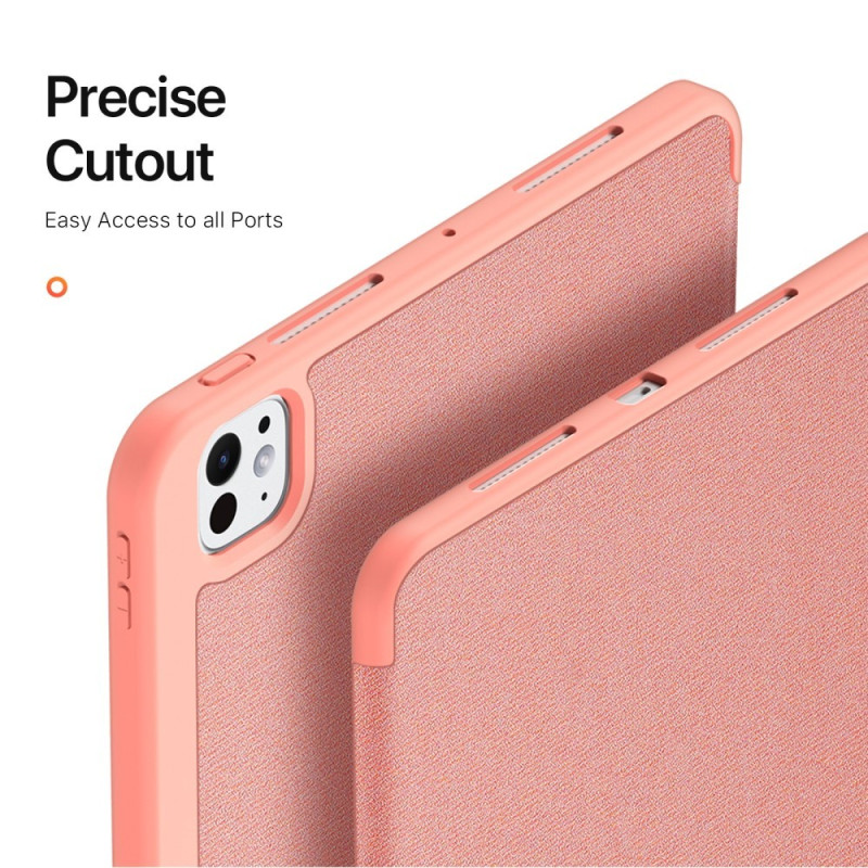 DUX DUCIS Domo iPad Pro 13 (2024) Deksel Trefoldelig - Rosa