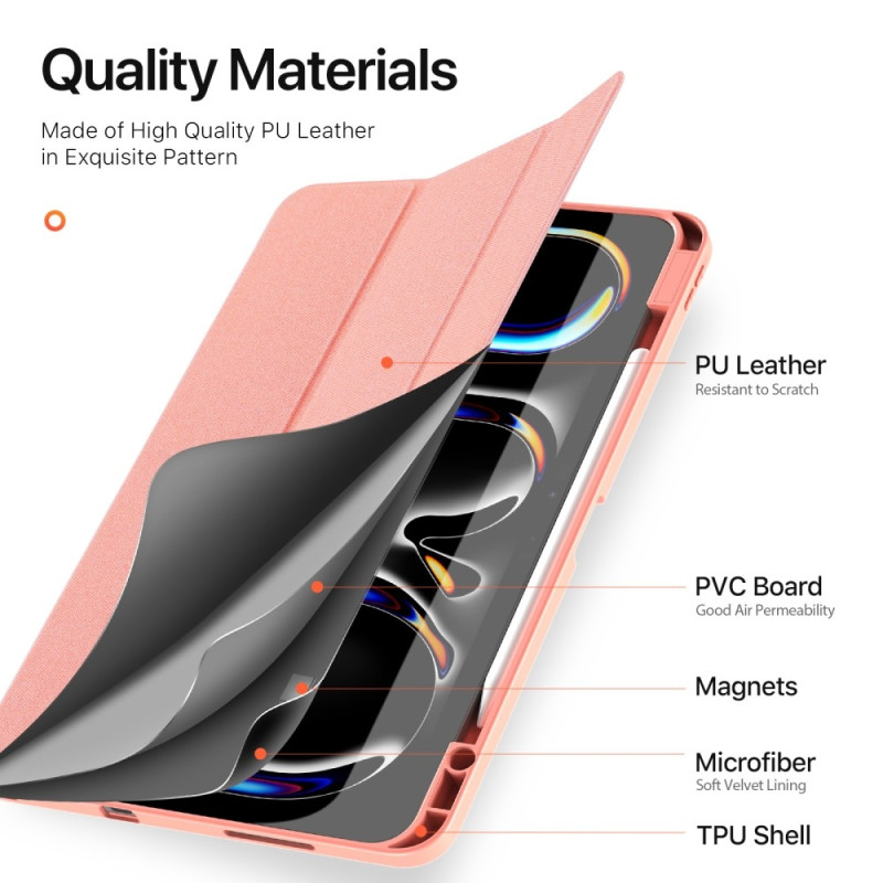 DUX DUCIS Domo iPad Pro 13 (2024) Trefoldet stativ - Pink