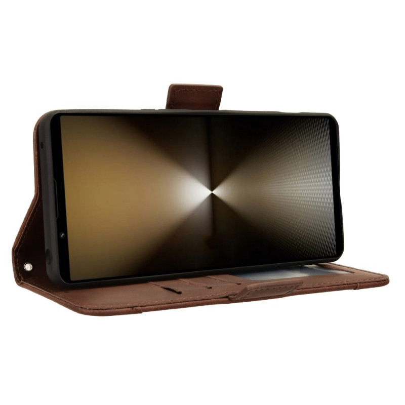 Xperia 1 Vi Lommebok - deksel - Brun