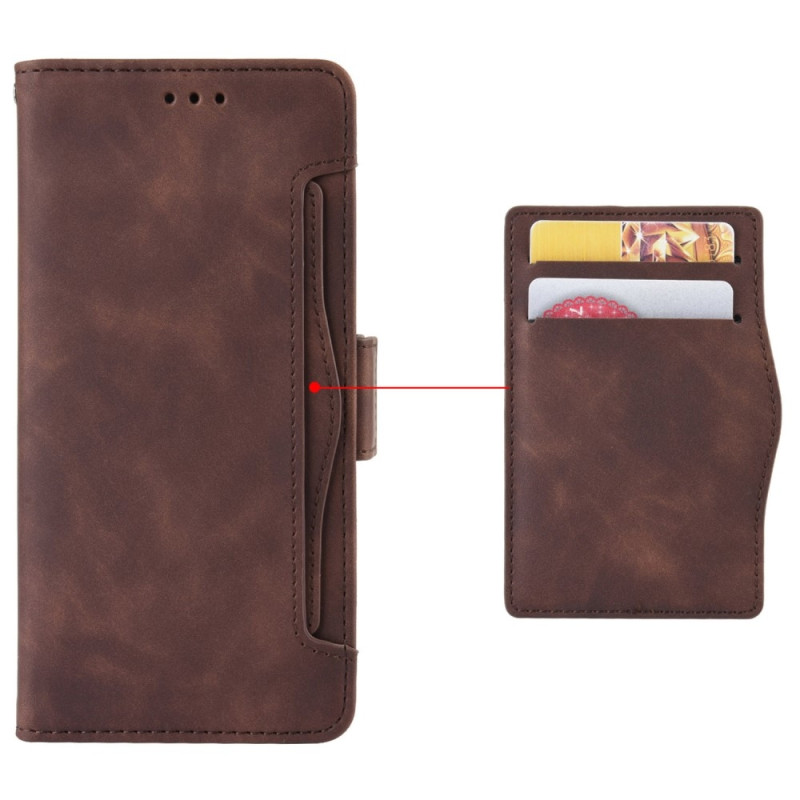 Wallet Stand Flip Phone Case for Sony Xperia 1 VI - Brown
