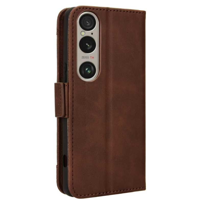 Xperia 1 Vi Lommebok - deksel - Brun