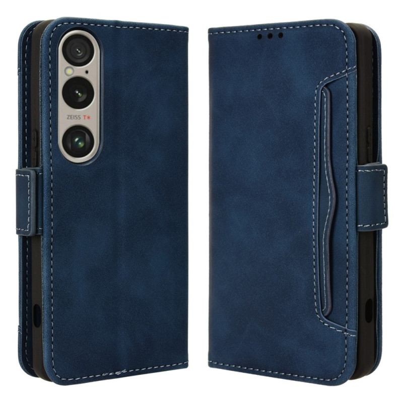 Wallet Stand Flip Phone Case for Sony Xperia 1 VI - Blue