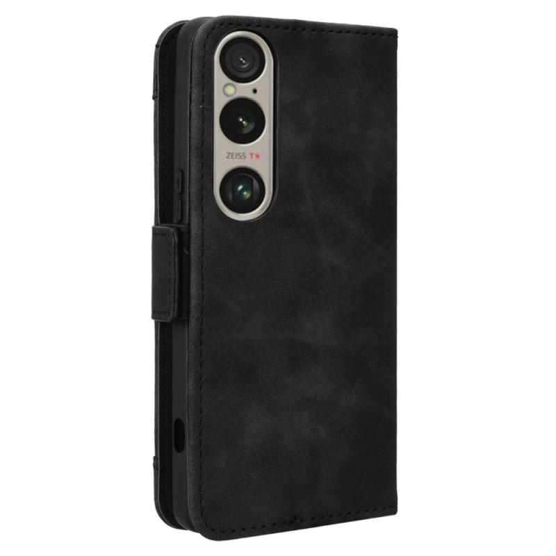 Wallet Stand Flip Phone Case for Sony Xperia 1 VI - Black