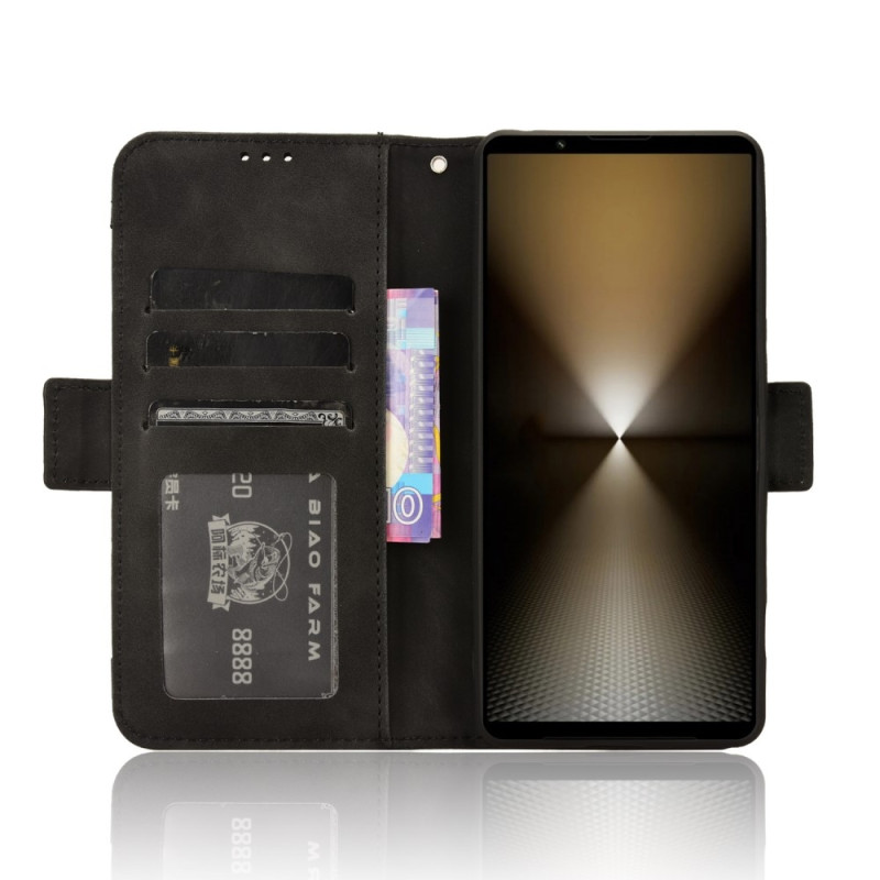 Wallet Stand Flip - telefonetui til Xperia 1 VI - Sort