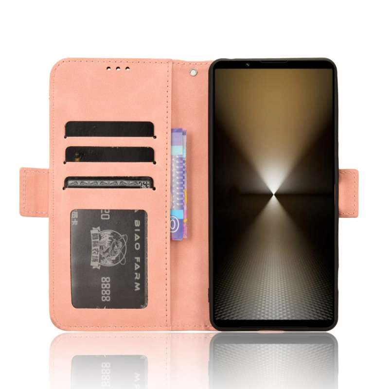 Wallet Stand Flip Phone Case for Sony Xperia 1 VI - Pink