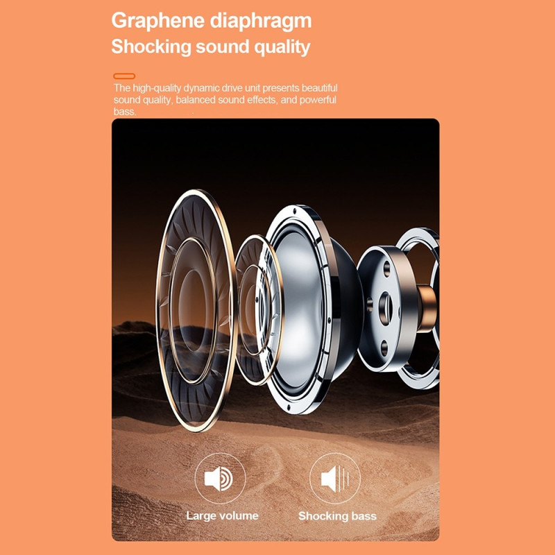 LENOVO C8 - Lite Bluetooth Aurinkolasit Headset Langattomat kuulokkeet - harmaa