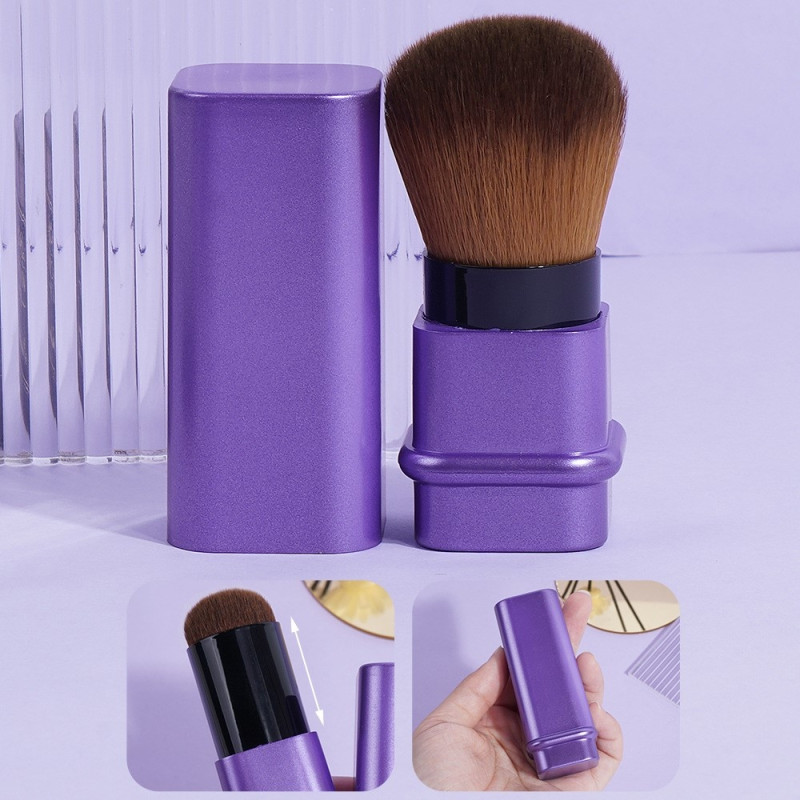 Firkantet udtrækkelig blush Brush Makeup Tool