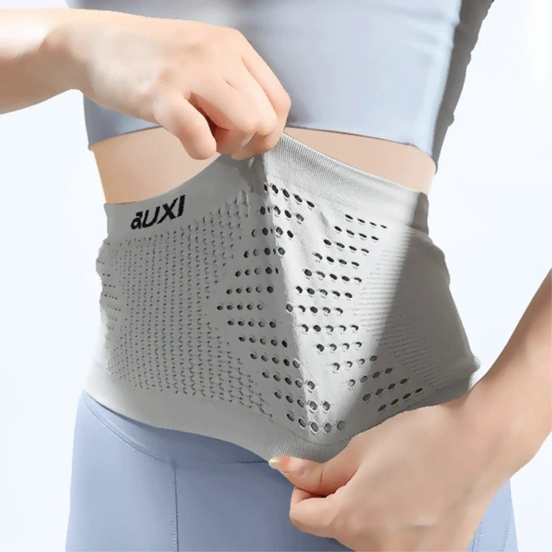 Elastisk løbebælte - taljetaske Fanny Pack - Sort / S