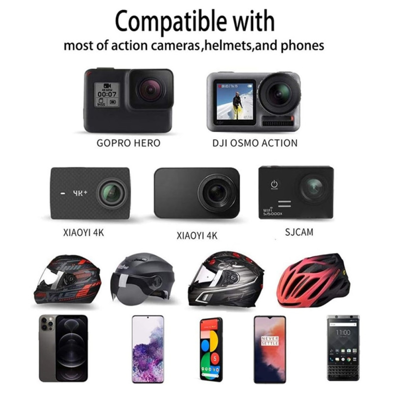 5 - in - 1 kypäräkiinnitysvartalohihnan tarvikkeet GoPro