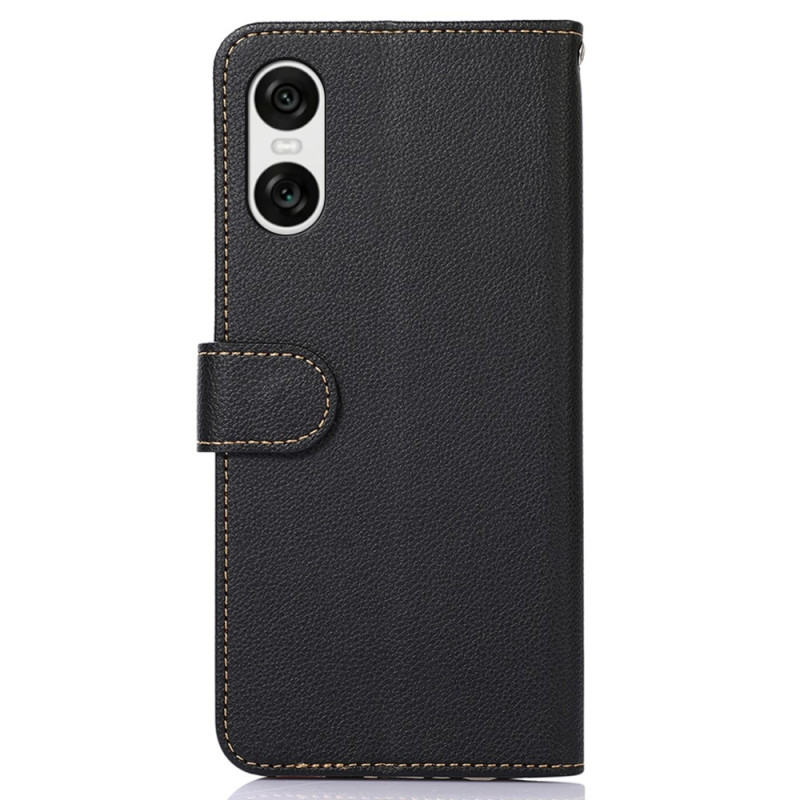 KHAZNEH Phone Cover for Sony Xperia 10 VI - Blue/Brown
