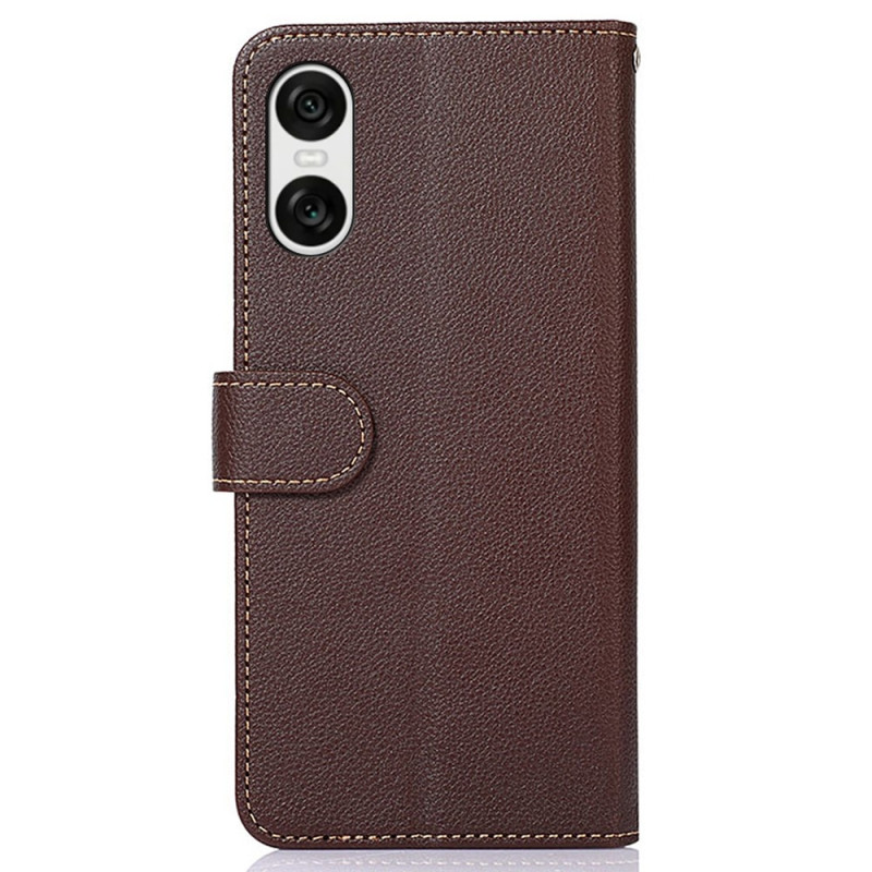 KHAZNEH Phone Cover for Sony Xperia 10 VI - Blue/Brown