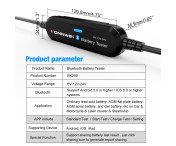 Multifunktion Bluetooth Batteritestare Bil Lastbil MC 6 12 24V