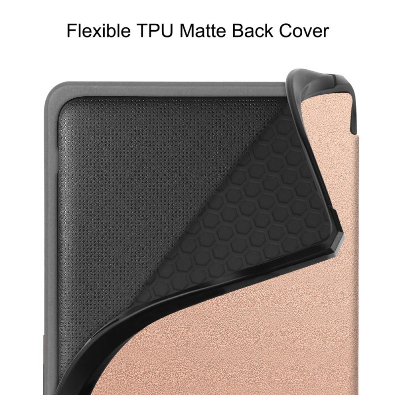 For Kobo Libra Colour Etui PU Læder + TPU E - Reader Cover