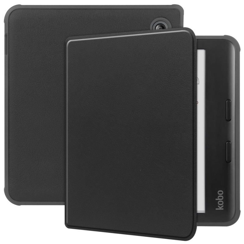 Stand Case Cover for Kobo Libra Colour - Black